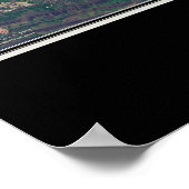 Poster van het Ouachita Arkansas-satellietmeer (Hoek)