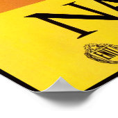 Poster van het oud-reisjaar Napoli (Napels) (Hoek)