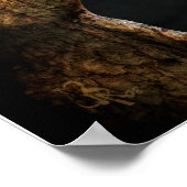 Poster van het oude Creepy Haunted House (Hoek)