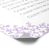 poster van het Paarse blad  (Hoek)