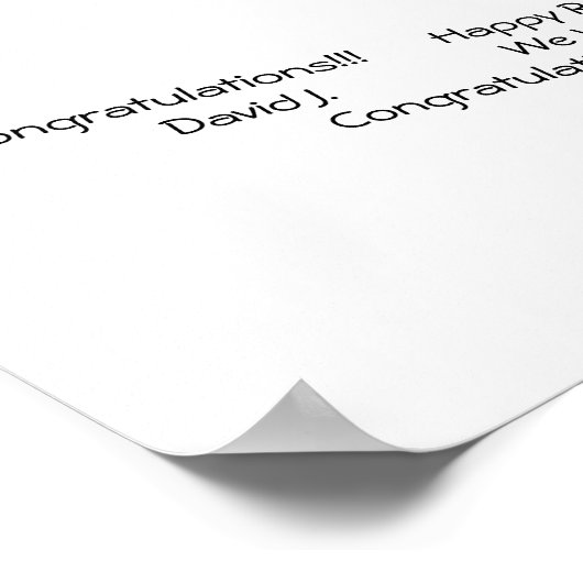 Poster van het politieaftredend Thin Blue Line Gue (Hoek)