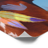 Poster van het pony-schilderpaard (Hoek)