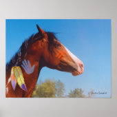 Poster van het pony-schilderpaard (Voorkant)