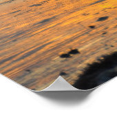 Poster van het prachtige Morning Beach Sunrise Sce (Hoek)