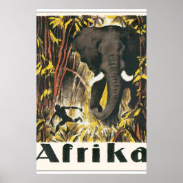 Poster van het Reizen van Afrika