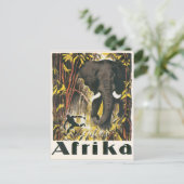 Poster van het Reizen van Afrika Briefkaart (Staand voorkant)