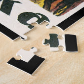 Poster van het Reizen van Afrika Legpuzzel (Zijkant)