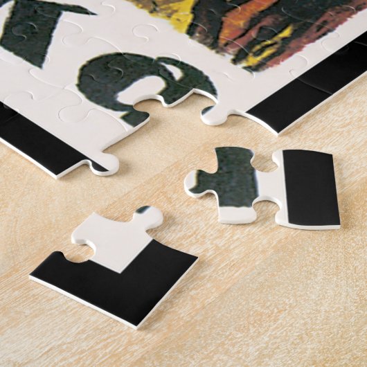 Poster van het Reizen van Afrika Legpuzzel (Zijkant)