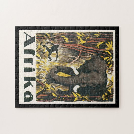 Poster van het Reizen van Afrika Legpuzzel (Horizontaal)