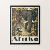 Poster van het Reizen van Afrika Legpuzzel (Verticaal)