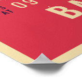 Poster van het Rock Music festival flyer Announcem (Hoek)