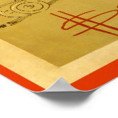 Poster van het Rode Kruis over de  Wereldoorlog op (Hoek)