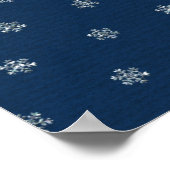 Poster van het Santa Flying Airplane (Hoek)