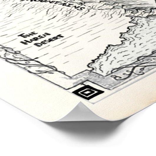 Poster van het schiereiland Magian (Hoek)