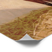 Poster van het schilderen van Arabische paarden (Hoek)