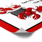 Poster van het Seafood Lobster Crab Festival (Hoek)