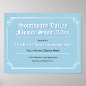 Poster van het Show-certificaat voor de ventilator (Voorkant)