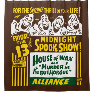 Poster van het Show van Spook Douchegordijn