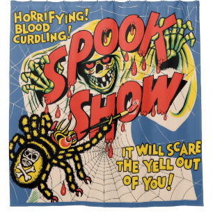 Poster van het Show van Spook Douchegordijn