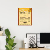 Poster van het speciale menu van vandaag - restaur (Thuiskantoor)