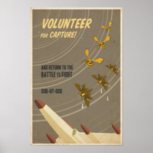 Poster van het spel van Arcade propaganda- zesde i