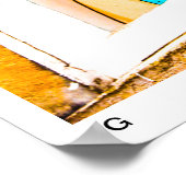 Poster van het stadscentrum van Glasgow (Hoek)