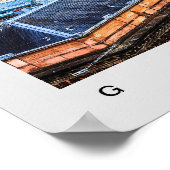 Poster van het stadscentrum van Glasgow (Hoek)