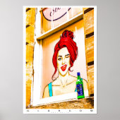 Poster van het stadscentrum van Glasgow (Voorkant)