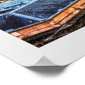 Poster van het stadscentrum van Glasgow (Hoek)