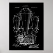 Poster van het steampunk-octrooi (Voorkant)