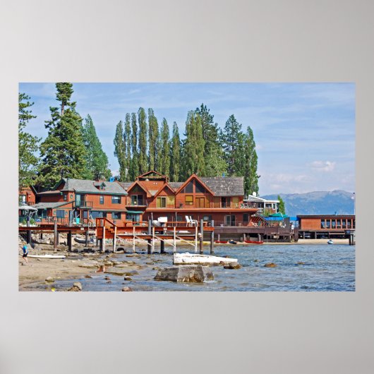 poster van het strand (Voorkant)