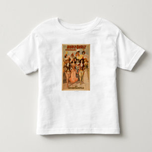 Poster van het theater van het heurly-Burly Extrav Kinder Shirts