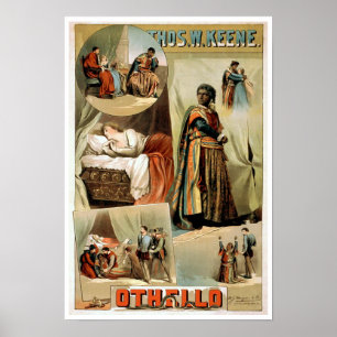 Poster van het  theater van Othello