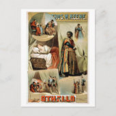 Poster van het  theater van Othello Briefkaart (Voorkant)