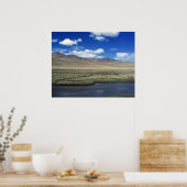 Poster van het Tibetaanse Plateau (Keuken)