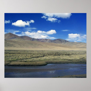 Poster van het Tibetaanse Plateau