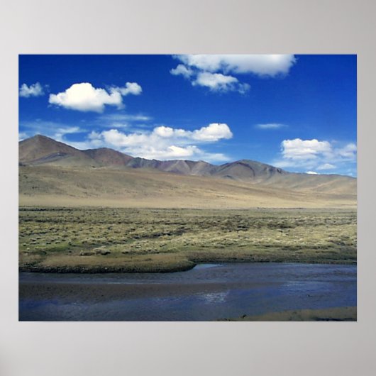Poster van het Tibetaanse Plateau (Voorkant)
