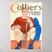  Poster van het tijdschrift Collier van 1909, La C (Voorkant)