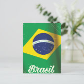 Poster van het traditionele vliegveld van Brasil Briefkaart (Staand voorkant)