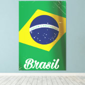 Poster van het traditionele vliegveld van Brasil Canvas Afdruk (Insitu (Houten vloer))