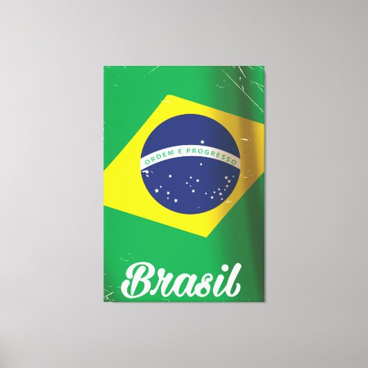 Poster van het traditionele vliegveld van Brasil Canvas Afdruk (Voorkant)