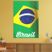 Poster van het traditionele vliegveld van Brasil Canvas Afdruk (Insitu (Woonkamer))