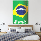 Poster van het traditionele vliegveld van Brasil Canvas Afdruk (Insitu (Slaapkamer))