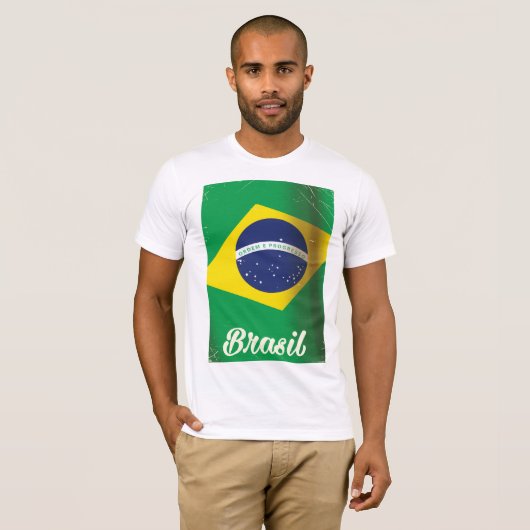 Poster van het traditionele vliegveld van Brasil T-shirt (Voorkant volledig)