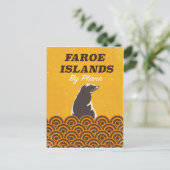 Poster van het traditionele vliegverkeer van de Fa Briefkaart (Staand voorkant)