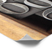 poster van het type brievenpermetaal (Hoek)