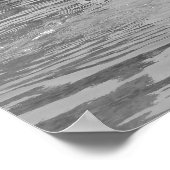 Poster van het Venetië Canal Black en White (Hoek)