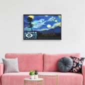 poster van het vierhoeksfestival van 2014 canvas afdruk (Insitu (Woonkamer))