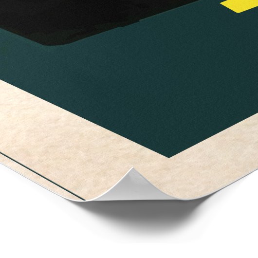 Poster van het vintage-reisje Shanghai (Hoek)