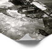 Poster van het vliegtuig uit de Galactische Oorlog (Hoek)